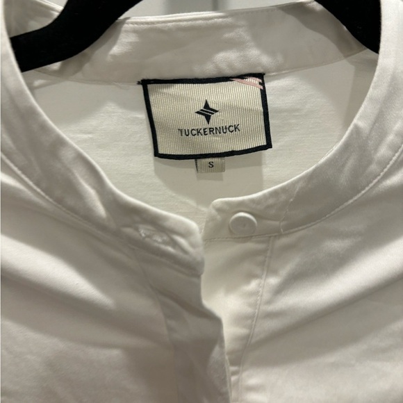 TUCKERNUCK women’s white Royal Shirt Dress size small - Picture 4 of 6